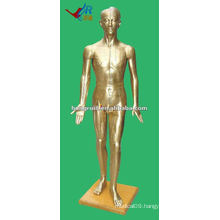 178cm Antique human medical chinese acupuncture model bronze